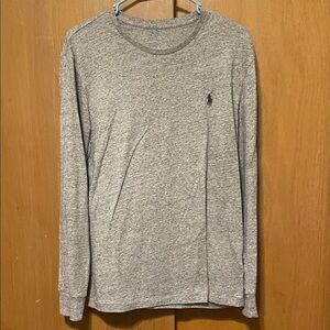 Polo by Ralph Lauren Heather Gray Long Sleeve Tee